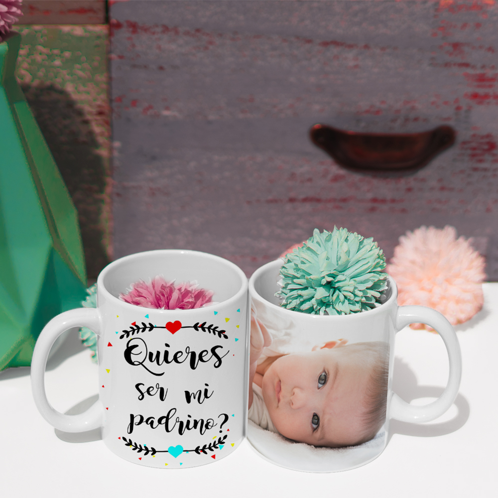 Taza ¿Quieres ser mi padrino?: 15,00 €