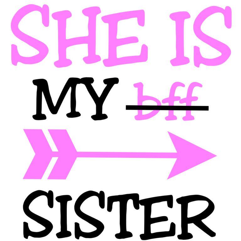camisetas She is my sister - Tú personalizas