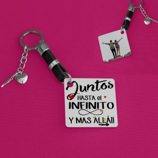 Llavero Juntos hasta el infinito y más allá