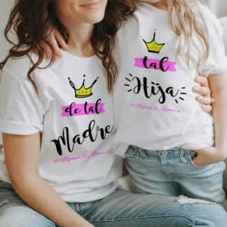 camisetas "De tal madre tal hija"