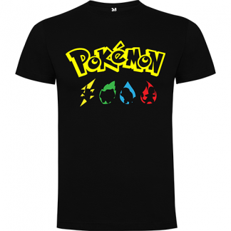 Camiseta Pokémon logos