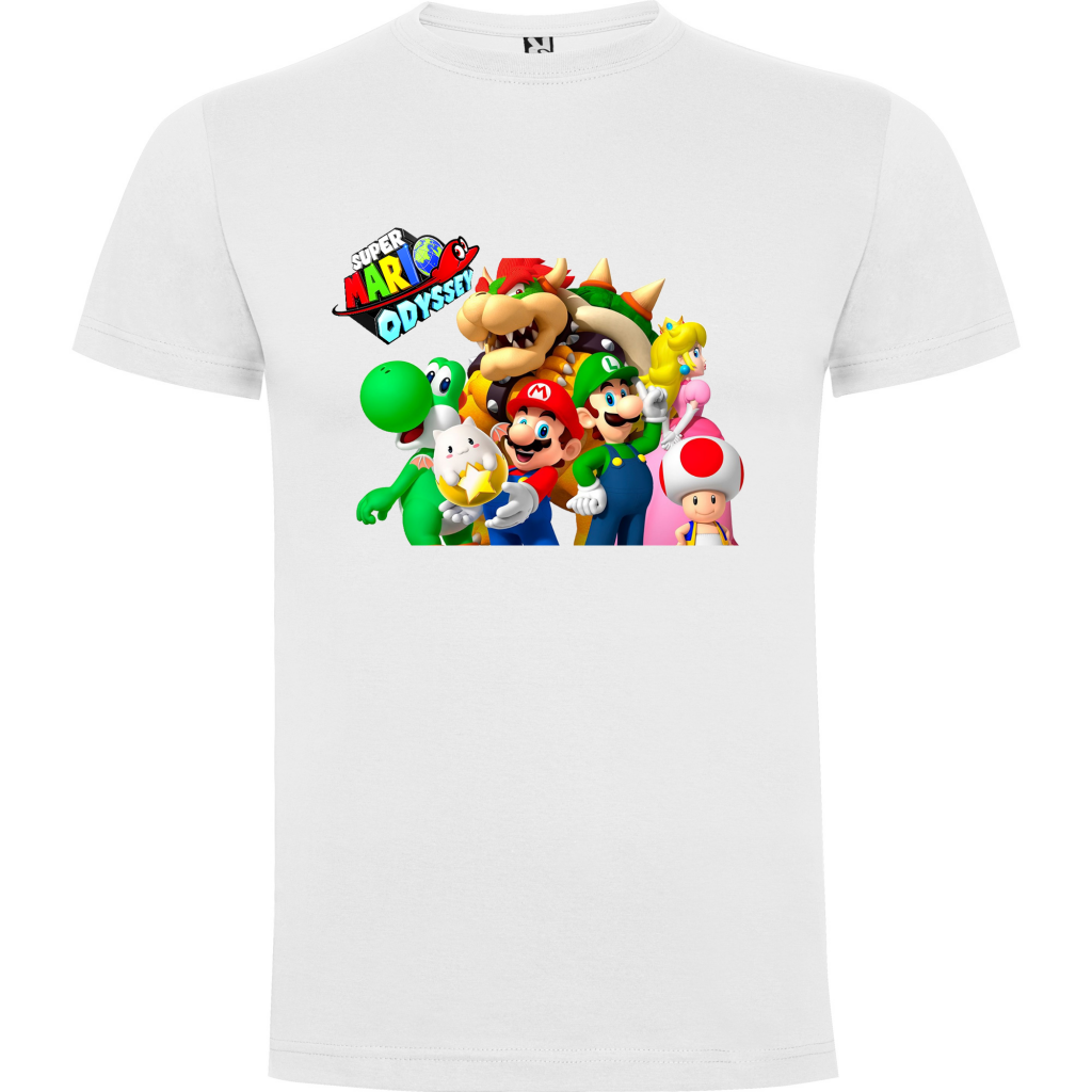 Camiseta Super Mario Tú personalizas