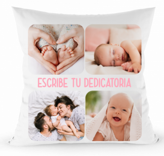 Cojín collage personalizado