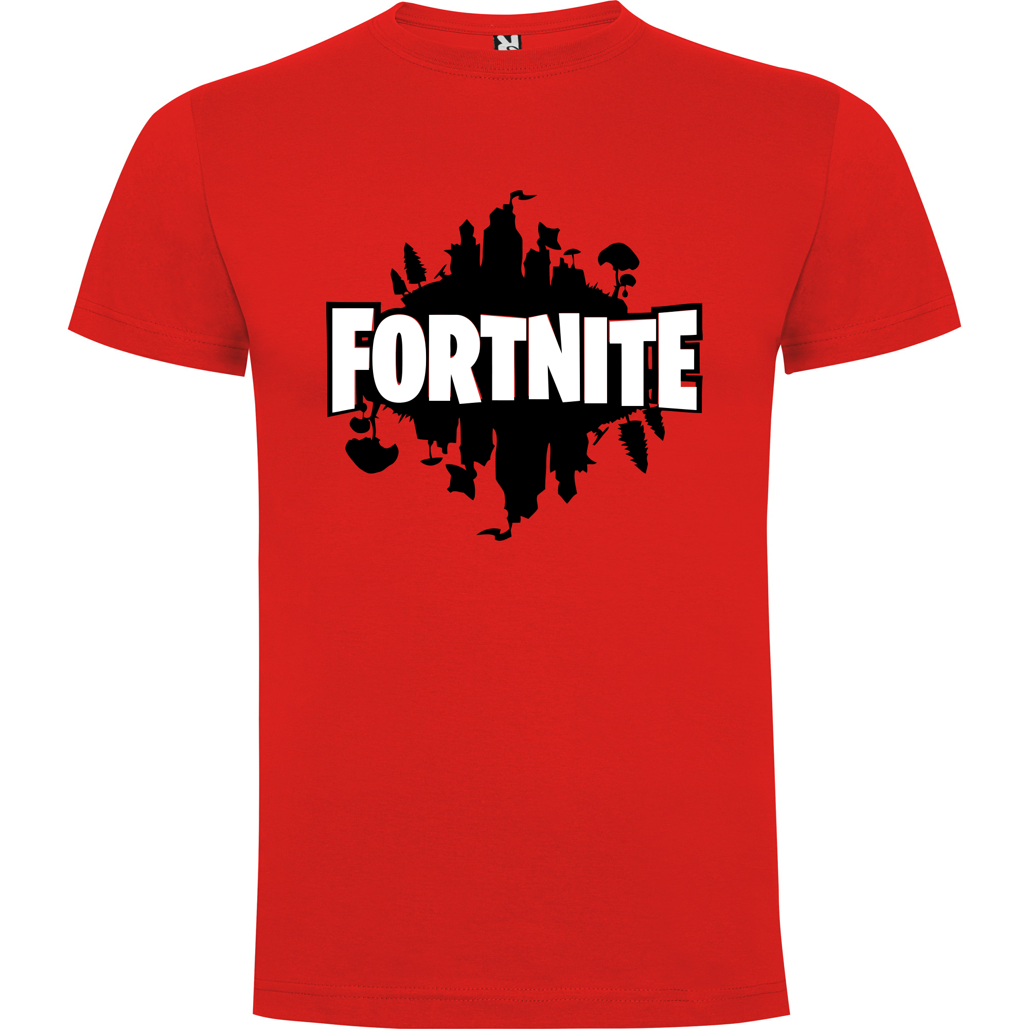 Camiseta Fortnite Oficial - 100% Algodón, Estampado Al Agua, Licencia Oficial, Talla única