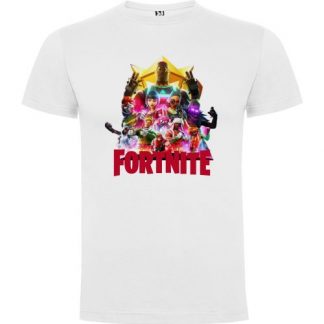 Camiseta Fortnite varios personajes