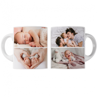 Taza collage personalizada