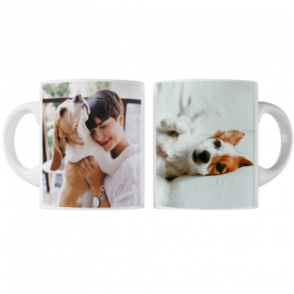 Taza personalizada con dos imágenes