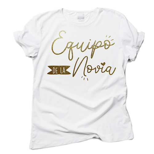Camiseta "Equipo de la novia" - Tú personalizas