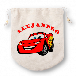 Bolsa personalizada "Rayo Mcqueen"