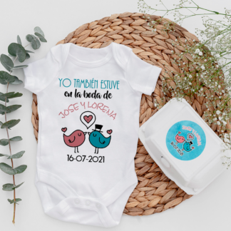 Body personalizado "Yo también estuve en la boda de..."