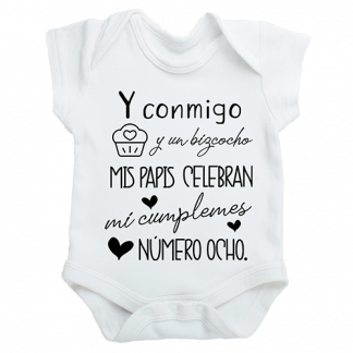 Body personalizado "Cumplemes"