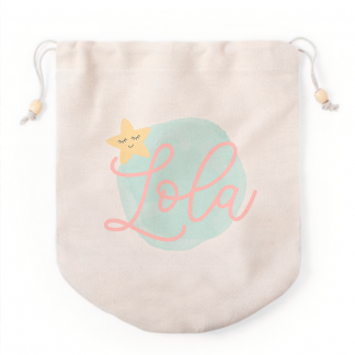 Bolsa personalizada con el nombre