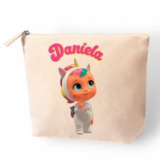 Neceser personalizado "Bebé unicornio"