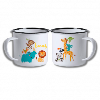 Taza personalizada animalitos