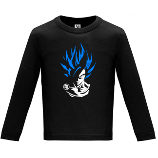 Camiseta manga larga  Goku blue