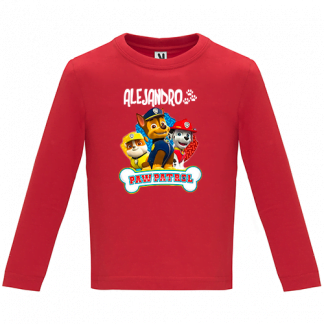 Camiseta manga larga Patrulla canina
