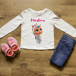 Camisetas para niños manga larga