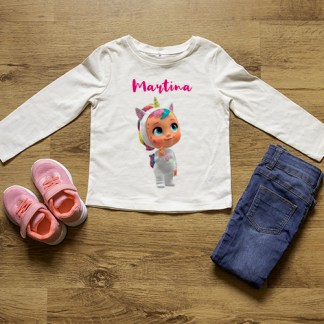 Camisetas manga larga para niños