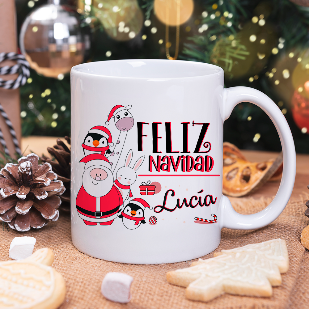 Familia feliz - Taza Personalizada con foto