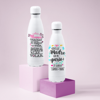 Botellas personalizadas para mamá