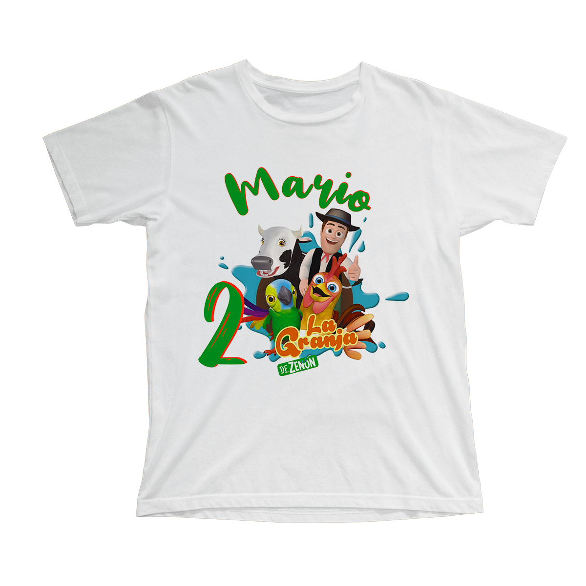 Familiar Maletín Mansedumbre Camiseta cumpleaños granja, personalizable - Tú personalizas