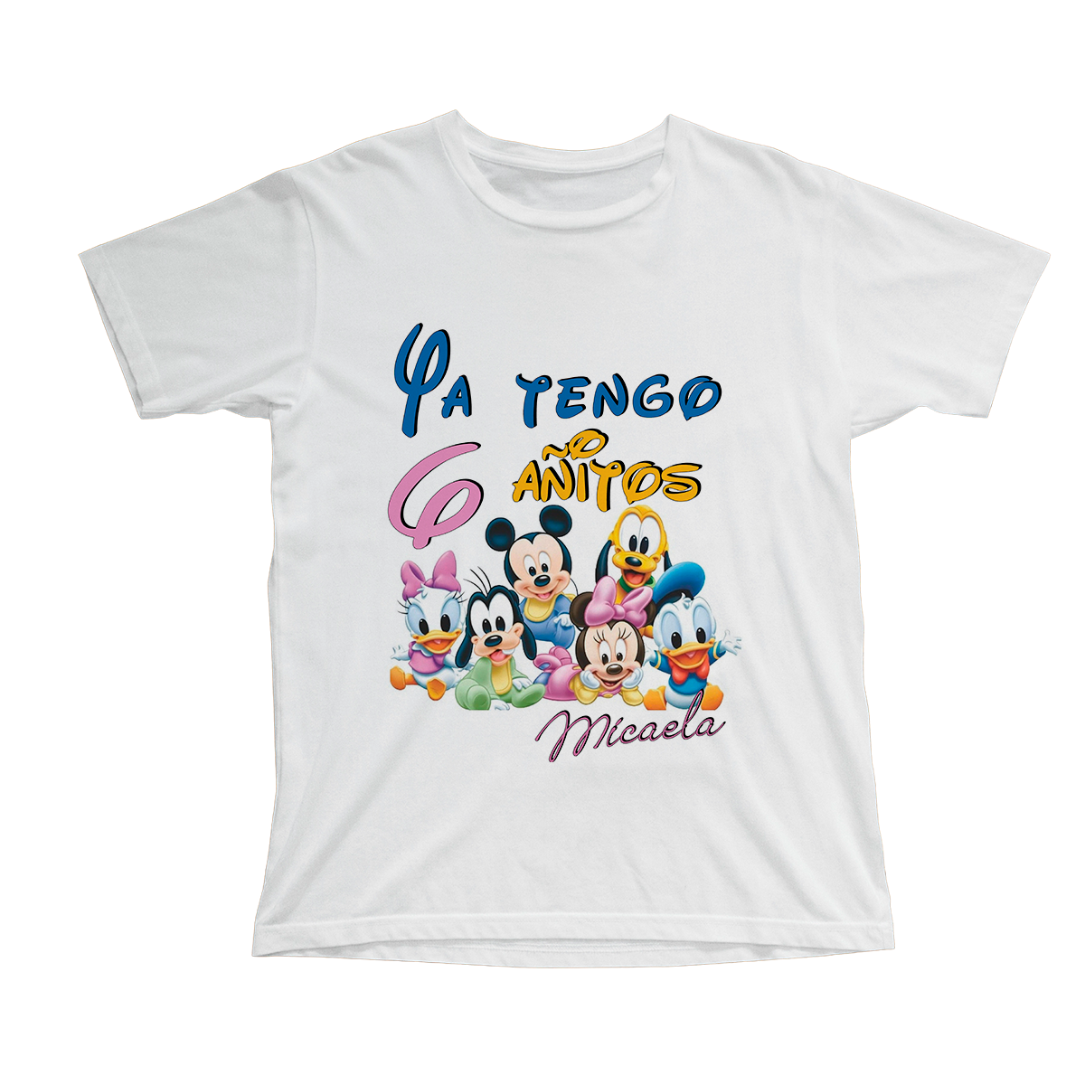 Camiseta cumpleaños personalizable - Tú personalizas