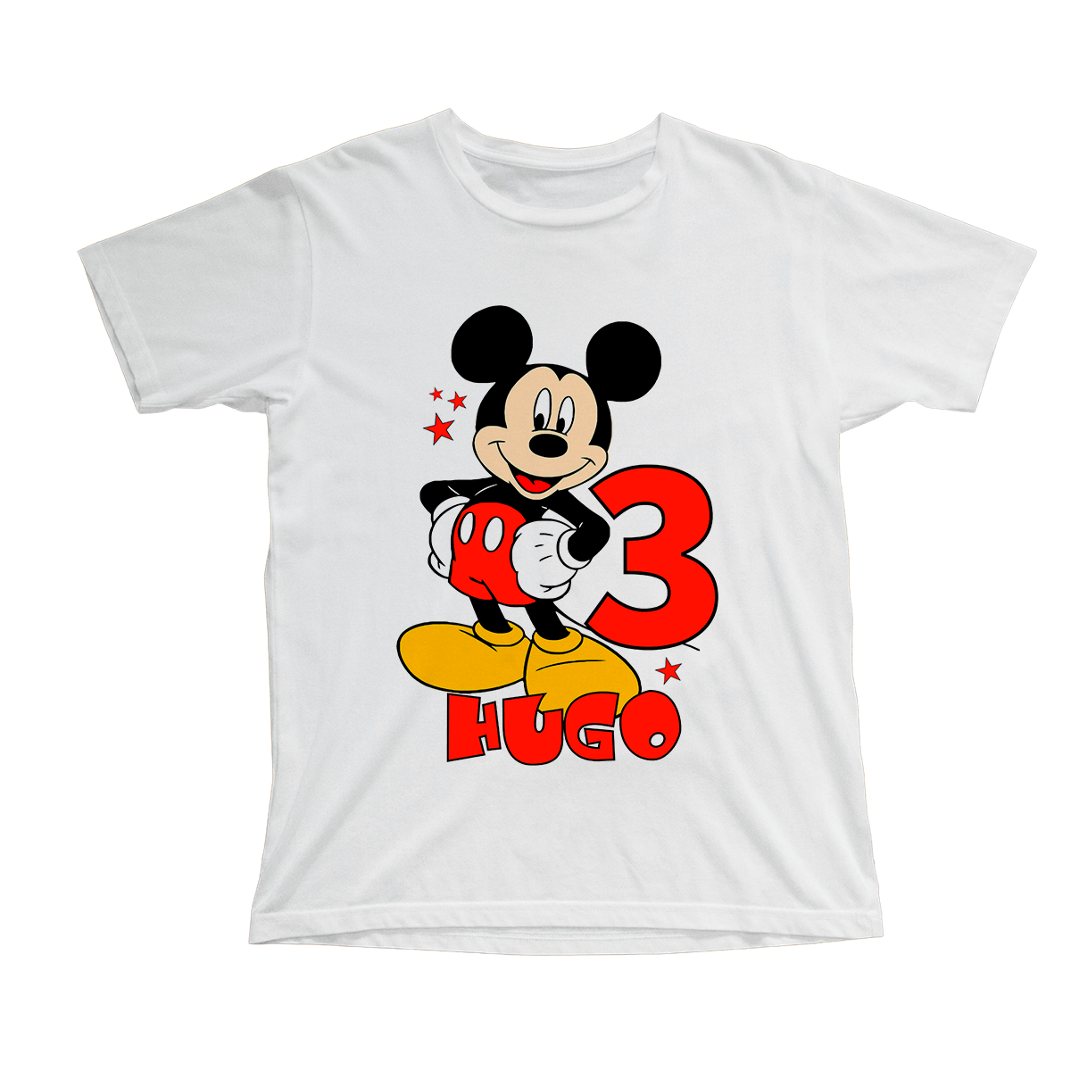 Abultar Aterrador desencadenar Camiseta cumpleaños Mickey, personalizable - Tú personalizas