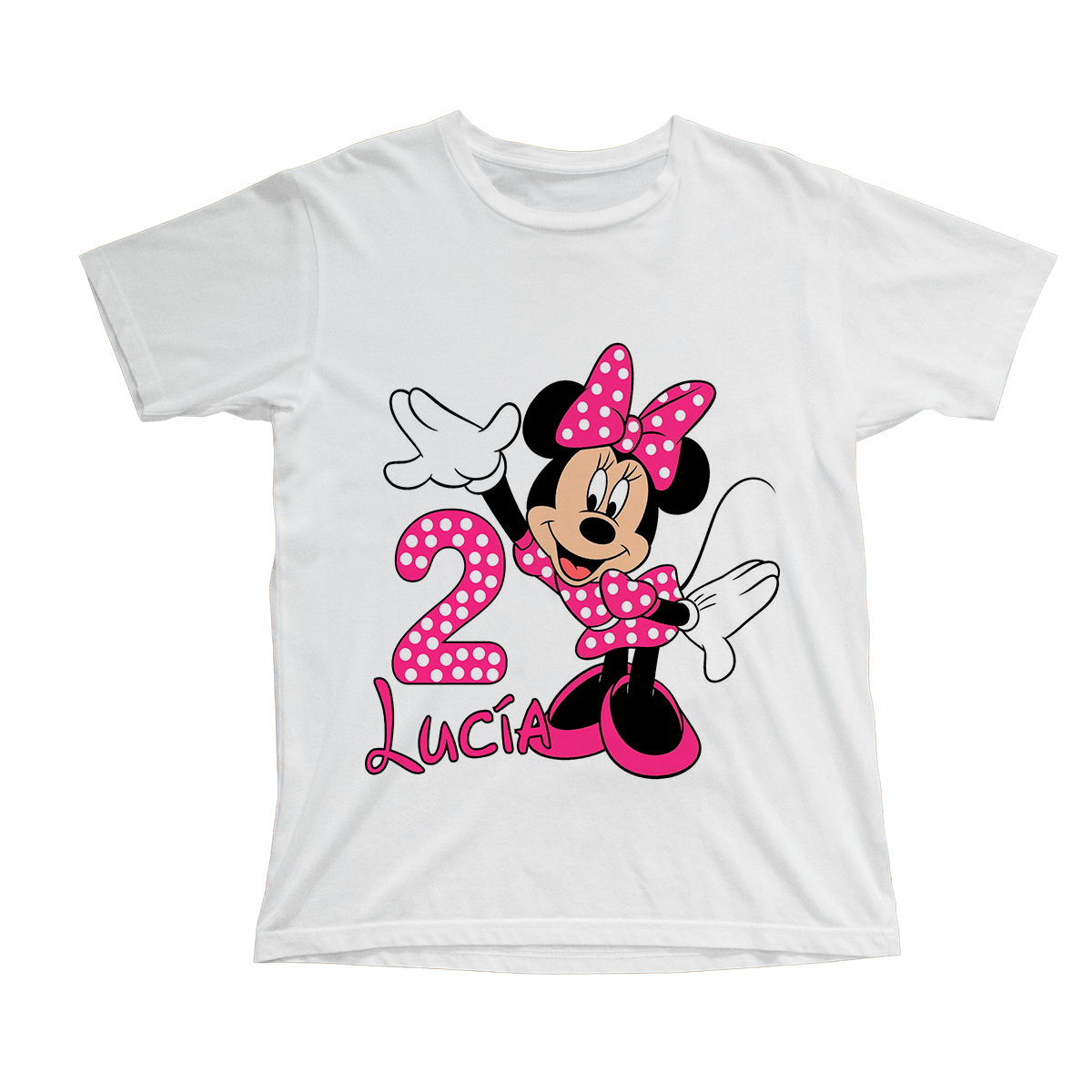 acelerador he equivocado Empresario Camiseta cumpleaños Minnie Mouse, personalizable - Tú personalizas