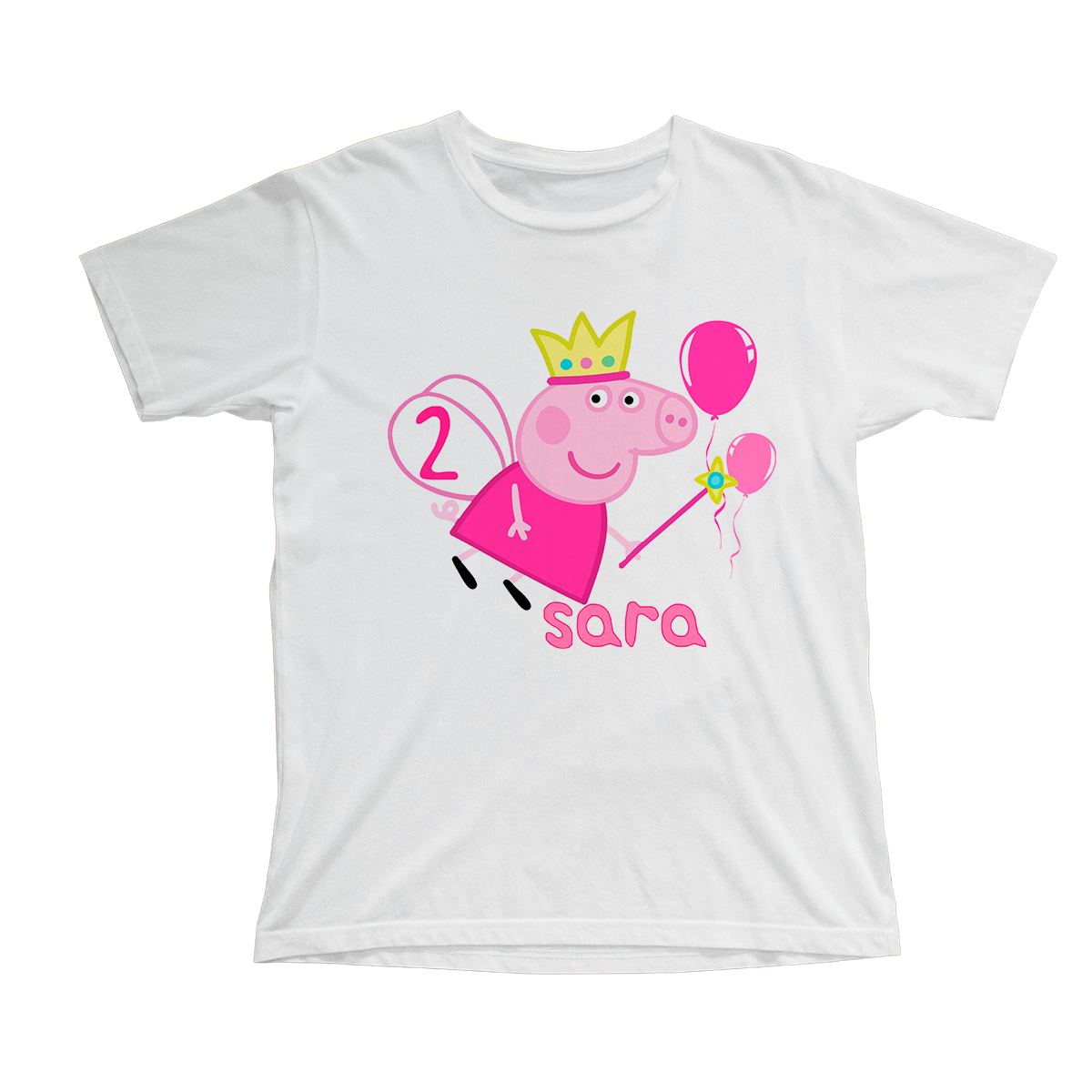 dejar Confundir Dinkarville Camiseta cumpleaños Peppa Pig, personalizable - Tú personalizas