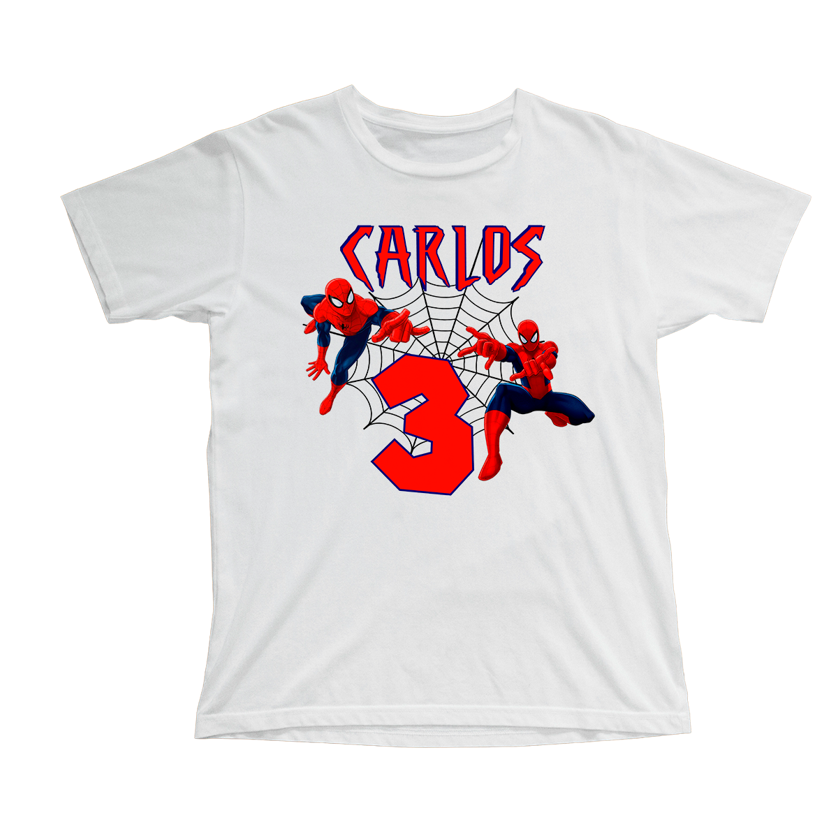 Camiseta Spider-Man, personalizable - Tú personalizas