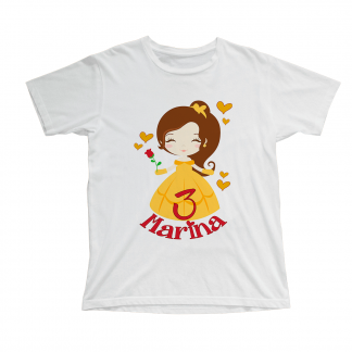 Camiseta cumpleaños muñeca
