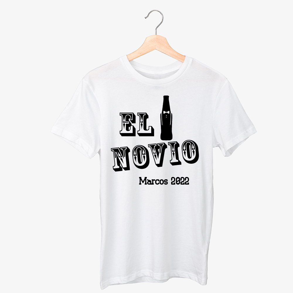 Camiseta "El novio" Tú personalizas