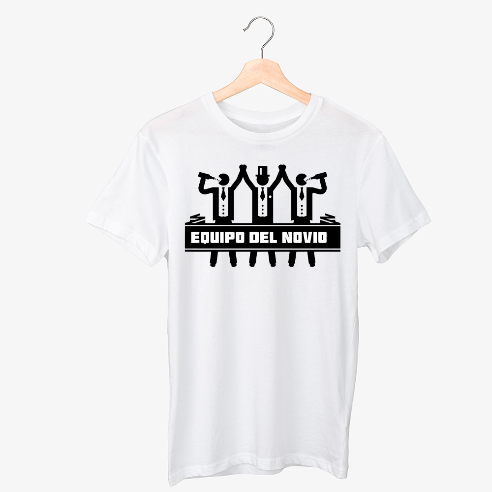 Camiseta Equipo amigos del novio Tu personalizas