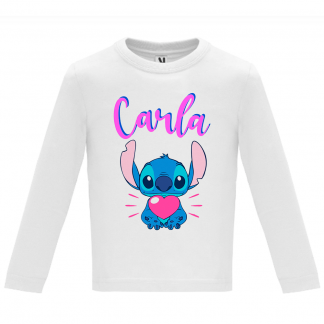 Camiseta manga larga Stich