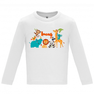 Camiseta manga larga Animalitos