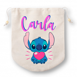 Bolsa personalizada "Stich"