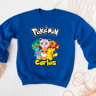 Sudadera personalizada Pokémon personajes
