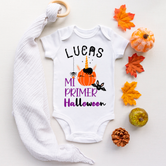 Body personalizado "Primer Halloween"