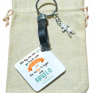 Llavero personalizado Lo mejor de tenerte como Padre es....