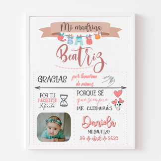 Lámina "mi madrina"