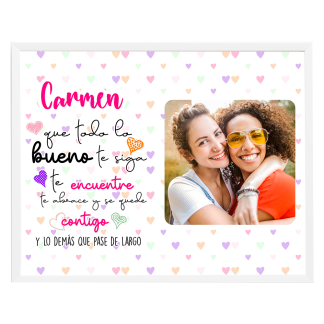 Lámina personalizada "Que todo lo bueno te siga"
