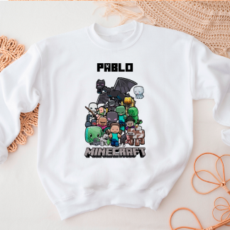 Sudadera personalizada Minecraft