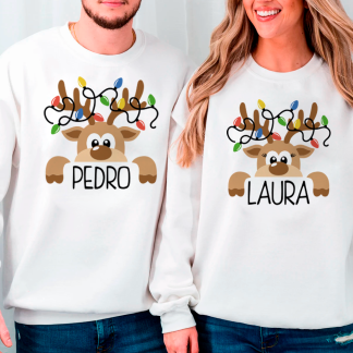 Pack 2 Sudaderas personalizadas Renos