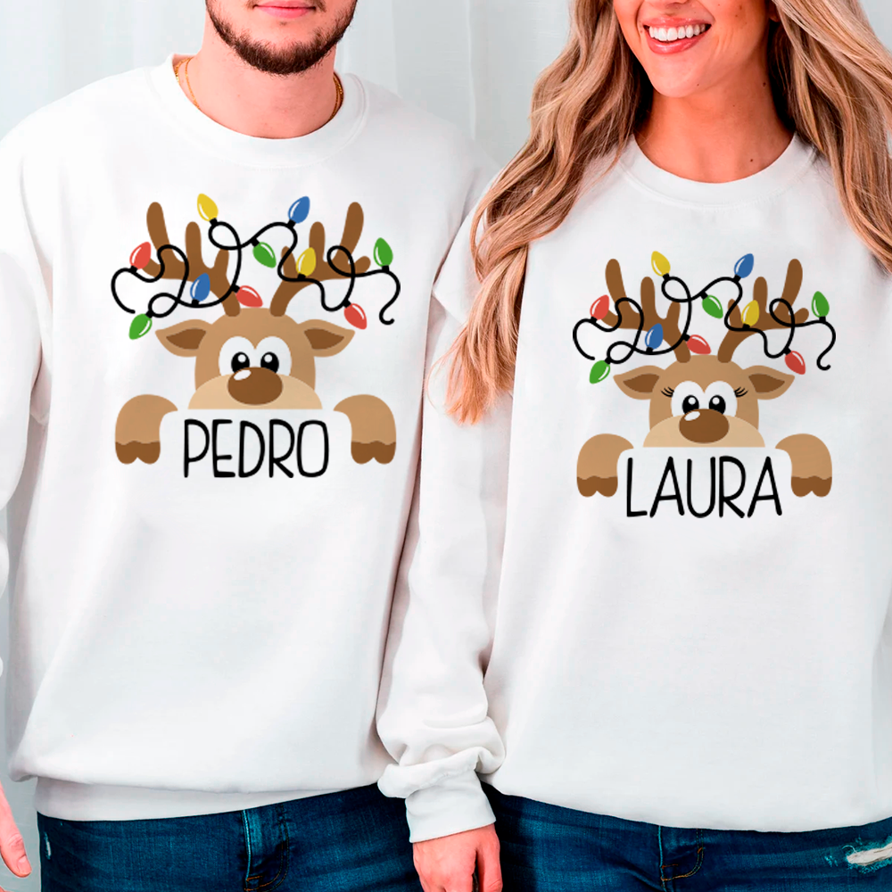 Pack 2 Sudaderas personalizadas Renos