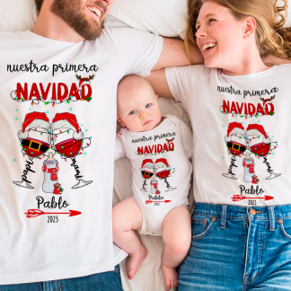 Manga larga primera navidad