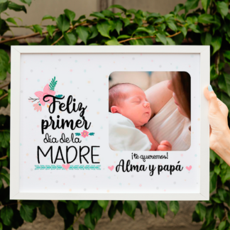 Lámina personalizada "Feliz primer día de la madre"