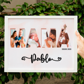 Lámina personalizada "Mamá collage"