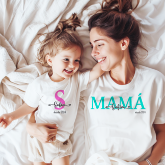 Pack de camisetas "Mamá desde"