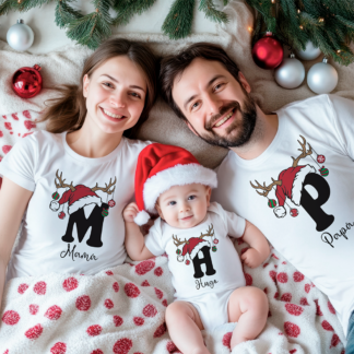 Pack 3 camisetas "Inicial Santa"