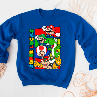 Sudadera personalizada Super Mario